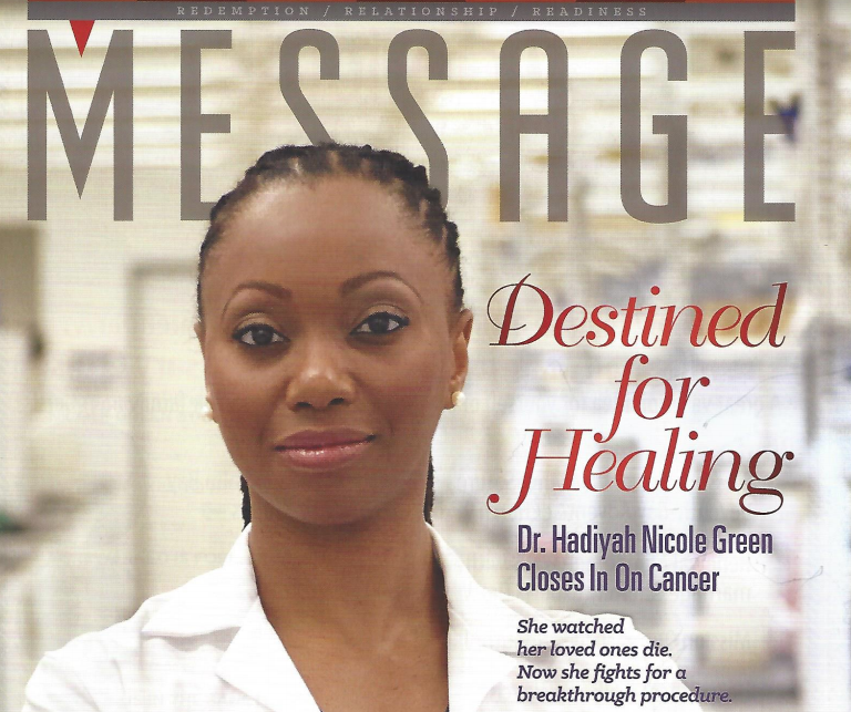 The Message: Destined for Healing – Dr. Hadiyah-Nicole Green